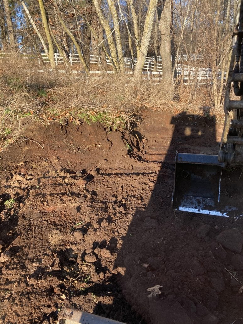 Image of an excavation job being done in NH. Laffey Construction is one of the top excavation companies in NH